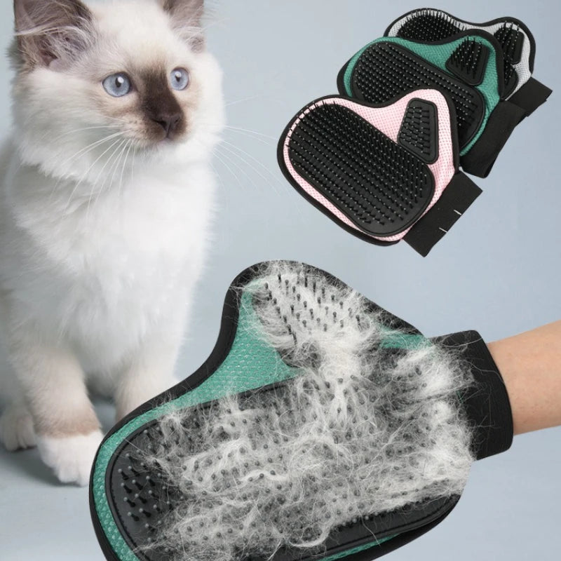 Gant de Brossage Silicone pour Chat